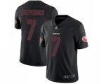 San Francisco 49ers #7 Colin Kaepernick Limited Black Rush Impact Football Jersey