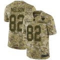 Oakland Raiders #82 Jordy Nelson Limited Camo 2018 Salute to Service NFL Jersey