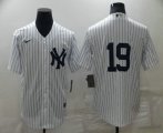 New York Yankees #19 Masahiro Tanaka White Cool Base Stitched Baseball Jersey