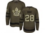 Toronto Maple Leafs #28 Tie Domi Green Salute to Service Stitched NHL Jersey