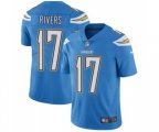 Los Angeles Chargers #17 Philip Rivers Electric Blue Alternate Vapor Untouchable Limited Player Football Jersey