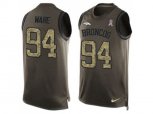 Denver Broncos #94 DeMarcus Ware Green Stitched NFL Limited Salute To Service Tank Top Jersey