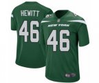 New York Jets #46 Neville Hewitt Game Green Team Color Football Jersey