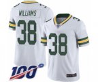 Green Bay Packers #38 Tramon Williams White Vapor Untouchable Limited Player 100th Season Football Jersey