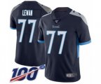 Tennessee Titans #77 Taylor Lewan Navy Blue Team Color Vapor Untouchable Limited Player 100th Season Football Jersey