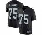 Oakland Raiders #75 Brandon Parker Black Team Color Vapor Untouchable Limited Player Football Jersey