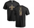 New Orleans Saints #11 Tommylee Lewis Black Backer T-Shirt