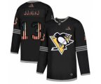Pittsburgh Penguins #13 Brandon Tanev Black USA Flag Limited Hockey Jersey