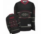 Montreal Canadiens #31 Carey Price Authentic Black Ice NHL Jersey