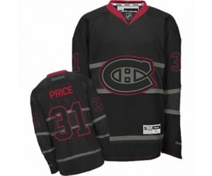 Montreal Canadiens #31 Carey Price Authentic Black Ice NHL Jersey