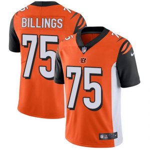 Cincinnati Bengals #75 Andrew Billings Vapor Untouchable Limited Orange Alternate NFL Jersey