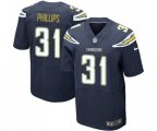 Los Angeles Chargers #31 Adrian Phillips Elite Navy Blue Team Color Football Jersey