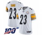 Pittsburgh Steelers #23 Joe Haden White Vapor Untouchable Limited Player 100th Season Football Jersey