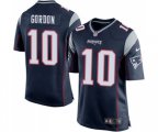 New England Patriots #10 Josh Gordon Game Navy Blue Team Color Football Jersey