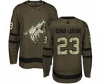 Arizona Coyotes #23 Oliver Ekman-Larsson Authentic Green Salute to Service Hockey Jersey