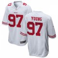 San Francisco 49ers Retired Player #97 Bryant Young Nike White Vapor Limited Player Jersey