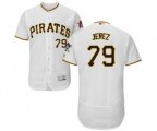 Pittsburgh Pirates Williams Jerez White Home Flex Base Authentic Collection Baseball Player Jersey