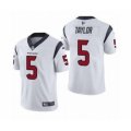 Houston Texans #5 Tyrod Taylor White Vapor Untouchable Limited Stitched Jersey