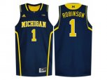 Michigan Wolverines Glenn Robinson III #1 Basketball Authentic Jersey - Navy Blue