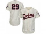 Minnesota Twins #29 Rod Carew Cream Flexbase Authentic Collection MLB Jersey