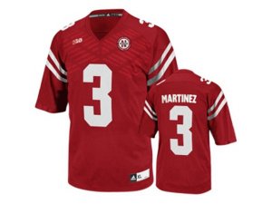 Men\'s Nebraska Cornhuskers Taylor Martinez #3 College Football Jersey - Red