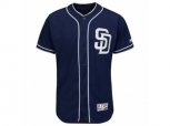 San Diego Padres Majestic Alternate Blank Navy Flex Base Authentic Collection Team Jersey