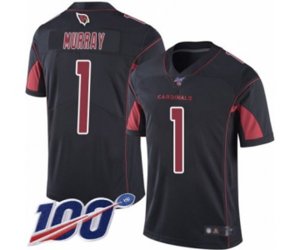 Arizona Cardinals #1 Kyler Murray Limited Black Rush Vapor Untouchable 100th Season Football Jersey