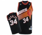 Phoenix Suns #34 Charles Barkley Swingman Black Throwback Basketball Jersey