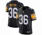 Pittsburgh Steelers #36 Jerome Bettis Black Alternate Vapor Untouchable Limited Player Football Jersey
