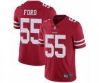 San Francisco 49ers #55 Dee Ford Red Team Color Vapor Untouchable Limited Player Football Jersey