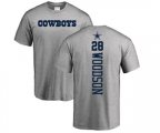 Dallas Cowboys #28 Darren Woodson Ash Backer T-Shirt