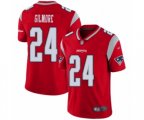 New England Patriots #24 Stephon Gilmore Limited Red Inverted Legend Football Jersey