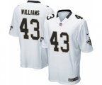 New Orleans Saints #43 Marcus Williams Game White Football Jersey