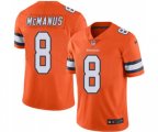 Denver Broncos #8 Brandon McManus Limited Orange Rush Vapor Untouchable Football Jersey