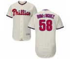Philadelphia Phillies Seranthony Dominguez Cream Alternate Flex Base Authentic Collection Baseball Player Jersey