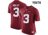 2016 Youth Alabama Crimson Tide Calvin Ridley #3 College Football Limited Jersey - Crimson