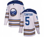 Adidas Buffalo Sabres #5 Matt Tennyson Authentic White 2018 Winter Classic NHL Jersey