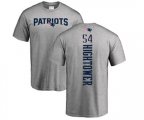 New England Patriots #54 Dont'a Hightower Ash Backer T-Shirt
