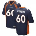 Denver Broncos #60 Cody Conway Nike Navy Vapor Untouchable Limited Jersey
