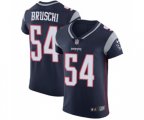 New England Patriots #54 Tedy Bruschi Navy Blue Team Color Vapor Untouchable Elite Player Football Jersey