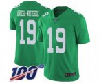 Philadelphia Eagles #19 JJ Arcega-Whiteside Limited Green Rush Vapor Untouchable 100th Season Football Jersey