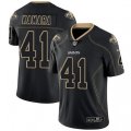 New Orleans Saints #41 Alvin Kamara Limited Lights Out Black Rush NFL Jersey