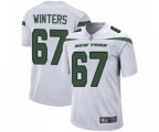 New York Jets #67 Brian Winters Game White Football Jersey