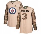 Winnipeg Jets #3 Tucker Poolman Authentic Camo Veterans Day Practice NHL Jersey