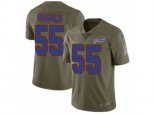 Buffalo Bills #55 Jerry Hughes Limited Olive 2017 Salute to Service NFL Jersey