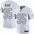 Oakland Raiders #95 Jihad Ward Limited White Rush Vapor Untouchable NFL Jersey