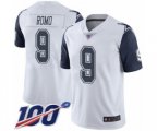 Dallas Cowboys #9 Tony Romo Limited White Rush Vapor Untouchable 100th Season Football Jersey