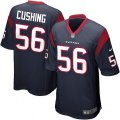 Houston Texans #56 Brian Cushing Game Navy Blue Team Color NFL Jersey