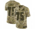 Philadelphia Eagles #75 Vinny Curry Limited Camo 2018 Salute to Service Football Jersey