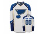 St. Louis Blues Customized White NHL Jersey